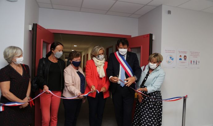 Inauguration de la nouvelle école maternelle de Vernouillet (78)