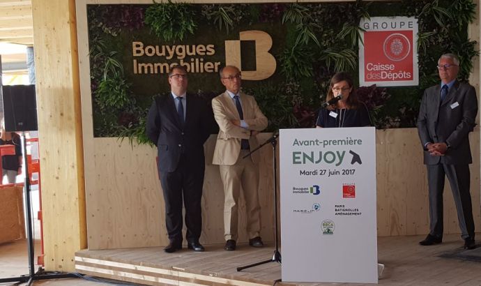 Avant-première Enjoy : Immeuble de bureaux en bois à Paris