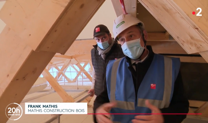 Le Grand Palais Ephémère au 20 h de France 2 : un chantier hors normes à l'image d'une cathédrale !