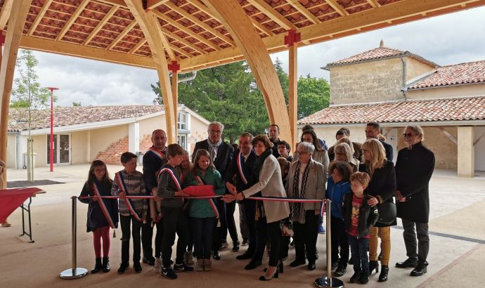 Inauguration de la nouvelle halle André Lapaillerie de Sadirac (33)