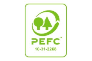 Licence PEFC (un arbre utilisé = un arbre replanté)